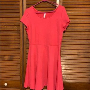 Hot Pink Skater Dress